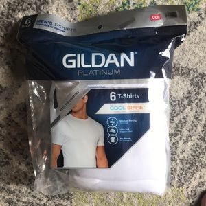 Gildan Men’s Small cool spire White Under Shirts